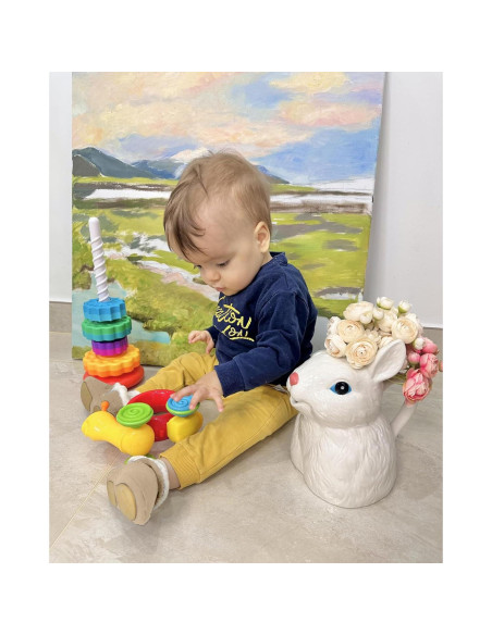 Zapatillas de Casa ESTAMICO para Niños 3-6 Meses Beige