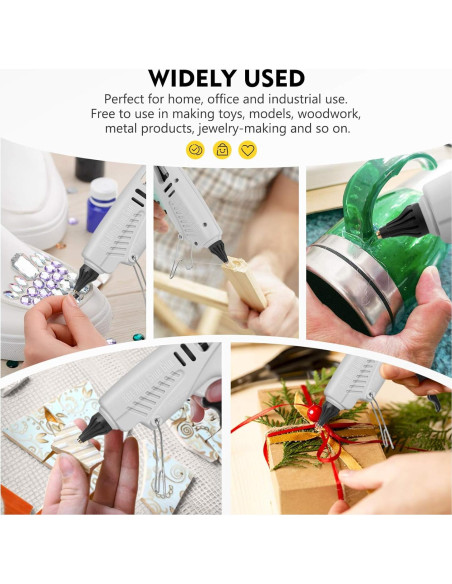 Pistola de Pegamento Caliente Magicfly 100W con 30 Barras