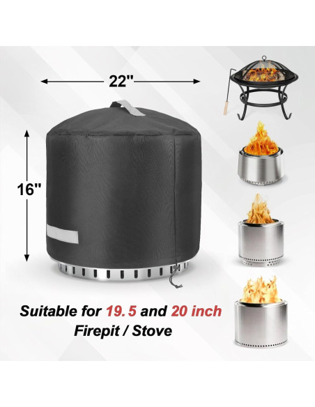 Cubierta para Fogata Solo Stove Bonfire 56 cm Impermeable