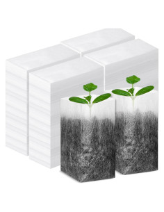 1000 Bolsas de Vivero Wesnoy 15x16cm Tela No Tejida para Jardín