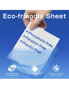 Hojas de detergente ecológicas Soulink 240 Cargas Lino Fresco 2