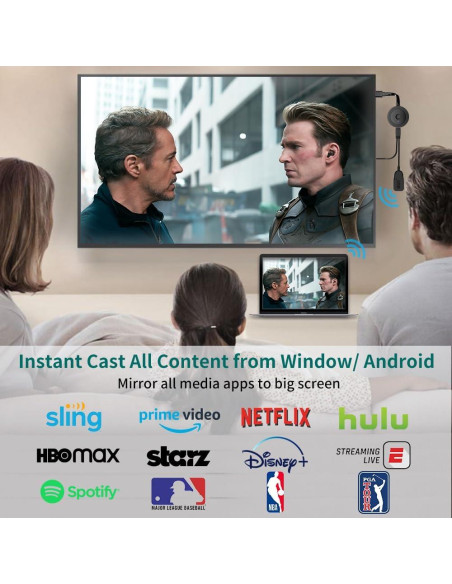 Adaptador HDMI Inalámbrico 4K DARLYOR - Proyector y TV