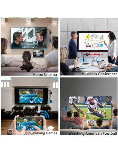 Adaptador HDMI Inalámbrico 4K DARLYOR - Proyector y TV