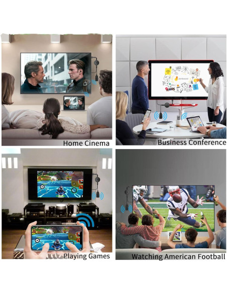 Adaptador HDMI Inalámbrico 4K DARLYOR - Proyector y TV