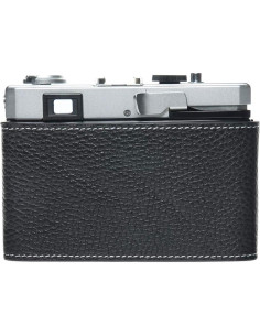 Funda Media de Cuero BolinUS para Cámara Olympus 35 RC Negra 2