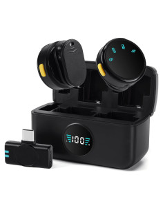 Micrófono Lavalier Inalámbrico SFSOC GL-S3 USB-C 30H Batería