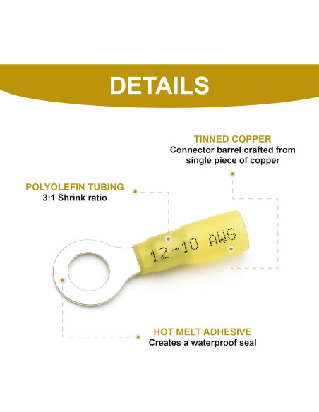 Kit de Conectores Termoretráctiles 320 Piezas Blazewraps