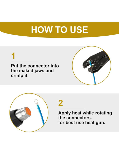 Kit de Conectores Termoretráctiles 320 Piezas Blazewraps