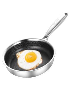 Sartén Mini Omelet DELARLO Acero Inoxidable 19.8 cm Antiadherente