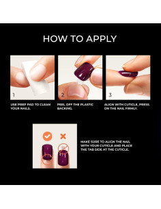 Uñas Postizas KISS imPRESS No Glue Mani 30 Uñas Cortas 2