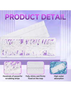 Recargas de Mopa Desechable WENGROU 30 Paños Multi-Superficie 2