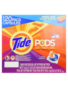 Detergente Tide Pods Pradera Primaveral 132 Unidades