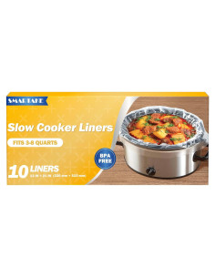 Forros Desechables para Olla de Cocción Lenta SMARTAKE 33x53cm - 10 Piezas