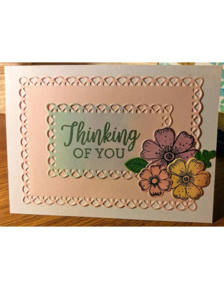 Troqueles de Corte de Metal CPEI Marco Rectangular 10.7x13.9 cm