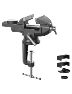 Morsa Portátil Sujeta Banco Trabajo Shangyoyi 7.11 cm Negra