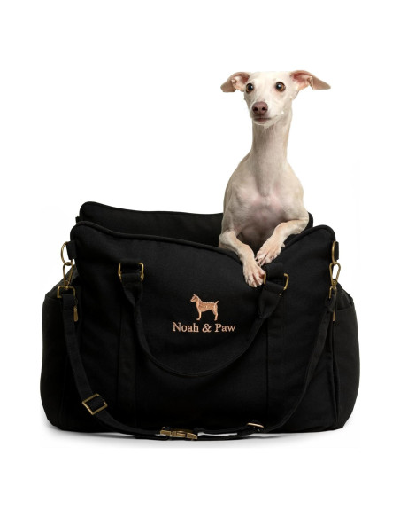 Asiento de Coche para Perros Noah & Paw Mediano Negro