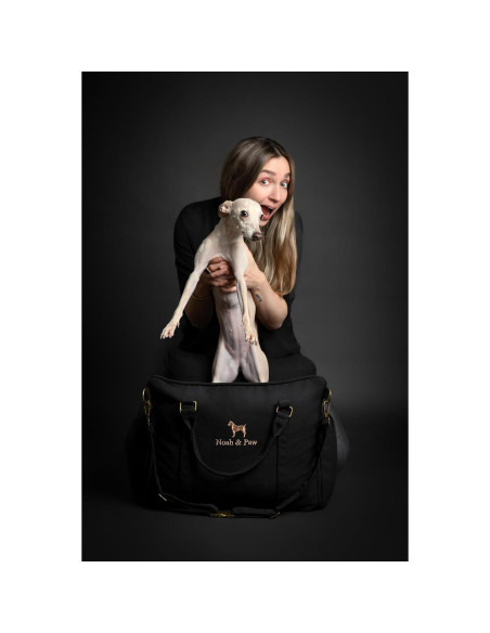 Asiento de Coche para Perros Noah & Paw Mediano Negro