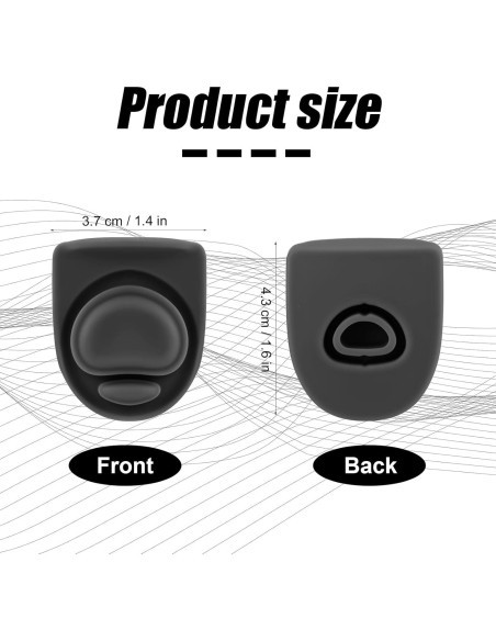 4 Tapones y 4 Sellos de Silicona PEUTIER para Botellas de Agua