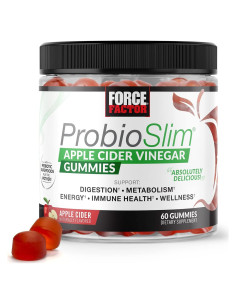 Gomitas de Vinagre de Sidra de Manzana Force Factor 60 Unidades