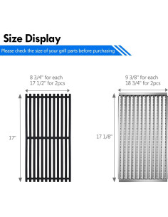 Repuestos Emisor Infrarrojo Grillflame para Parrillas Charbroil 2 Quemadores 2