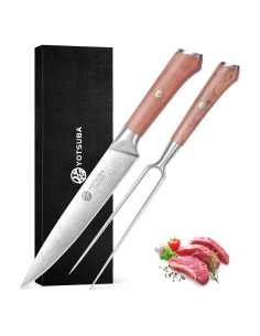 Conjunto de Cuchillo y Tenedor para Tallar YOTSUBA 2 Piezas