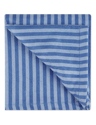 Toalla para Mascotas Bone Dry Rayada 104 x 60 cm Azul