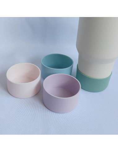 4 Botas de Silicona IOXXL para Tumblers 40oz Rosa/Púrpura/Azul/Verde