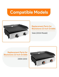 Tapa y Cubierta para Plancha Blackstone 22" BQMAX 2024 2