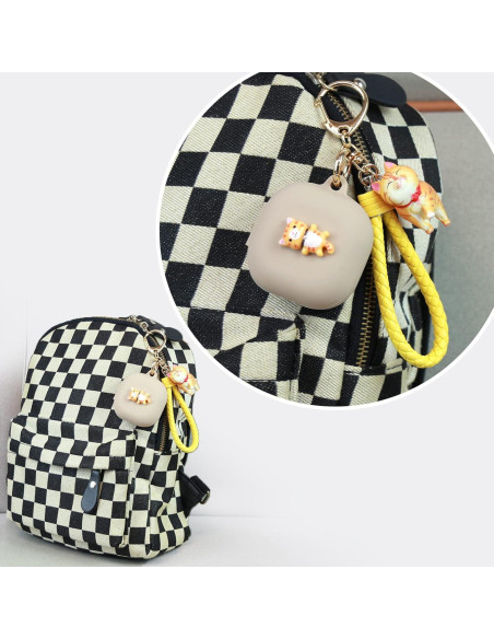 Funda de Silicona Wonhibo para Samsung Galaxy Buds 2 Pro - Oso Kawaii