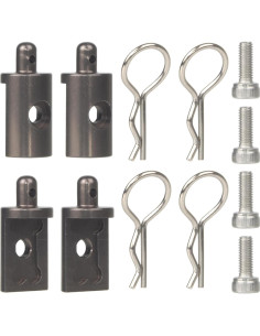 Montajes de Carrocería RC HobbyMarking Tamiya CW-01 Titanio 4Pcs 2