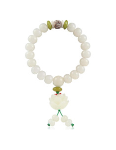 Pulsera de Cuentas de Bodhi Girasol Sonriente Loto 15x20 cm