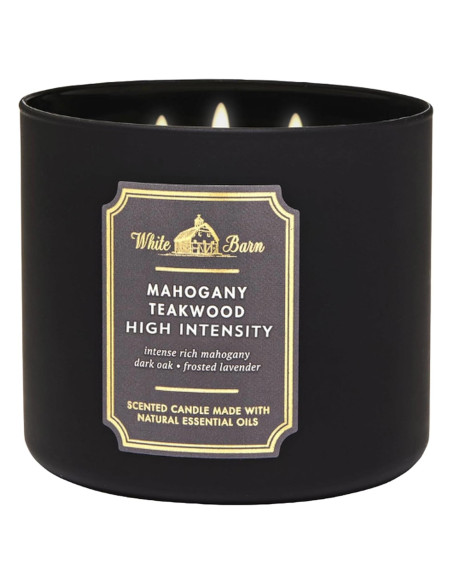 Vela Aromatizada 3 Mechas Baño y Cuerpo Trabajos 411 g