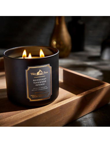 Vela Aromatizada 3 Mechas Baño y Cuerpo Trabajos 411 g