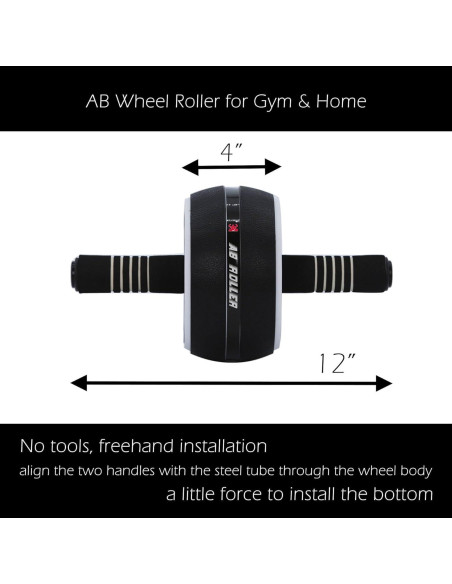 Rueda de Abdominales Dalekana DAB-55 Antideslizante 30cm