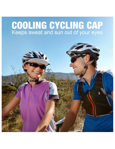Gorra de Ciclismo MELASA con Visera Reversible y Malla Transpirable