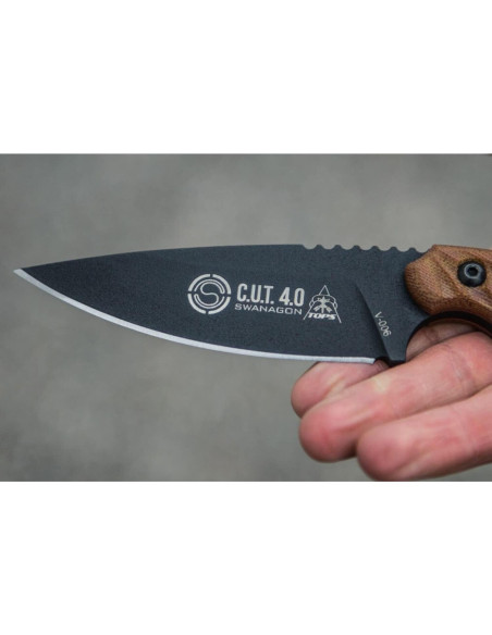 Cuchillo Fijo TOPS Knives Cut 4.0 Full Tang 10.8 cm