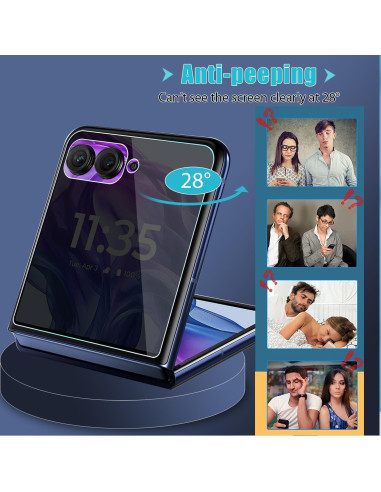 Protector de Pantalla Privado Zeking para Motorola Razr 50 2024
