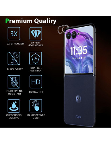 Protector de Pantalla Privado Zeking para Motorola Razr 50 2024