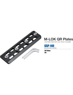 Placa de Soporte para Rifle Leofoto GSP-140 140mm QR Arca-Type 2