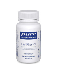 CaffPhenol Pure Encapsulations | Extracto de café y teanina 60 cápsulas