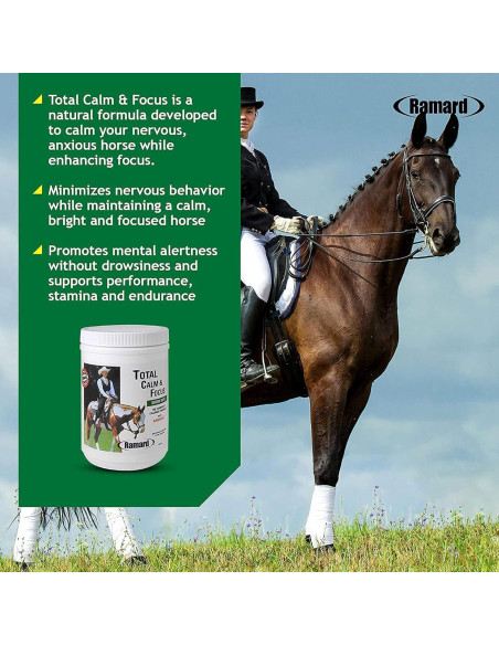 Suplemento Ramard Total Calm y Focus para Caballos 0.51 kg Suplemento Ramard Total Calm y Focus para Caballos 0.51 kg