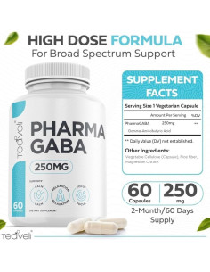 Suplemento de GABA PharmaGABA 250 mg - Teaveli - Natural 2