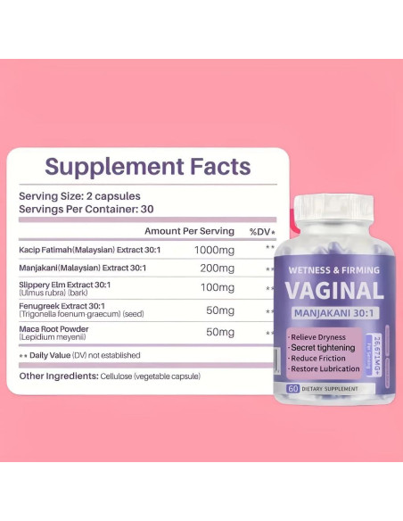 Cápsulas Veganas de Salud Íntima Spirit of Art - 60 Unidades