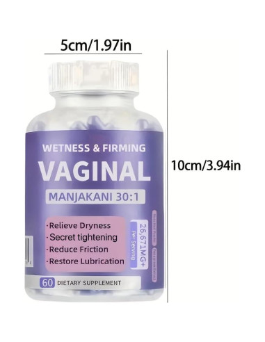 Cápsulas Veganas de Salud Íntima Spirit of Art - 60 Unidades