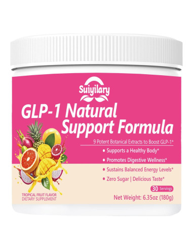 Suplemento en Polvo GLP-1 Suiyilary 180g Sabor Tropical