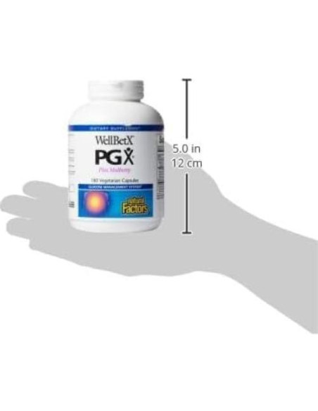 Cápsulas Vegetarianas PGX WellBetX Plus Morera 180 Unidades