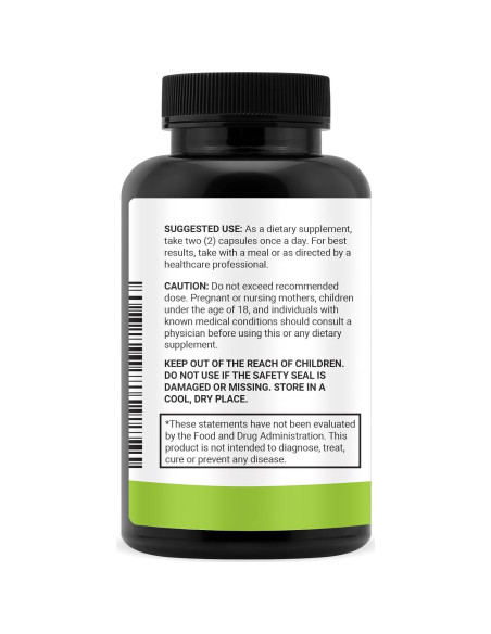 Suplemento de Bergamota Cítrica Luma Nutrition 1000mg 60 Cápsulas