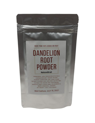 Polvo de raíz de diente de león 100% puro 42.5g - Fluxias