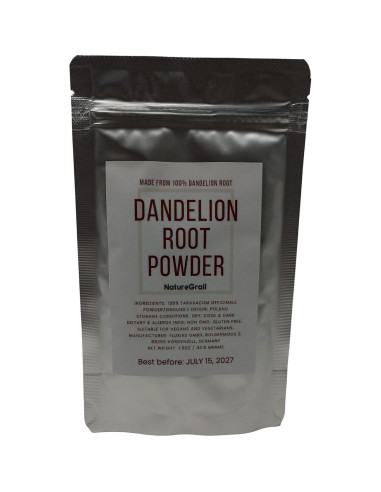 Polvo de raíz de diente de león 100% puro 42.5g - Fluxias