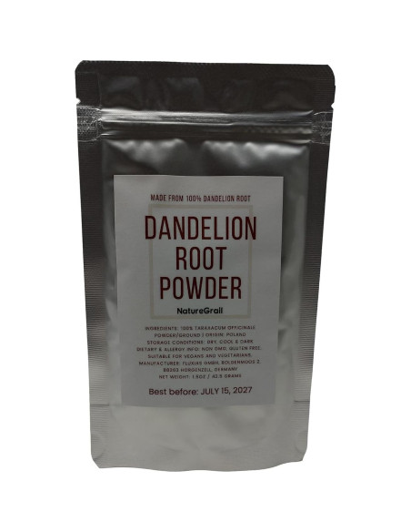 Polvo de raíz de diente de león 100% puro 42.5g - Fluxias